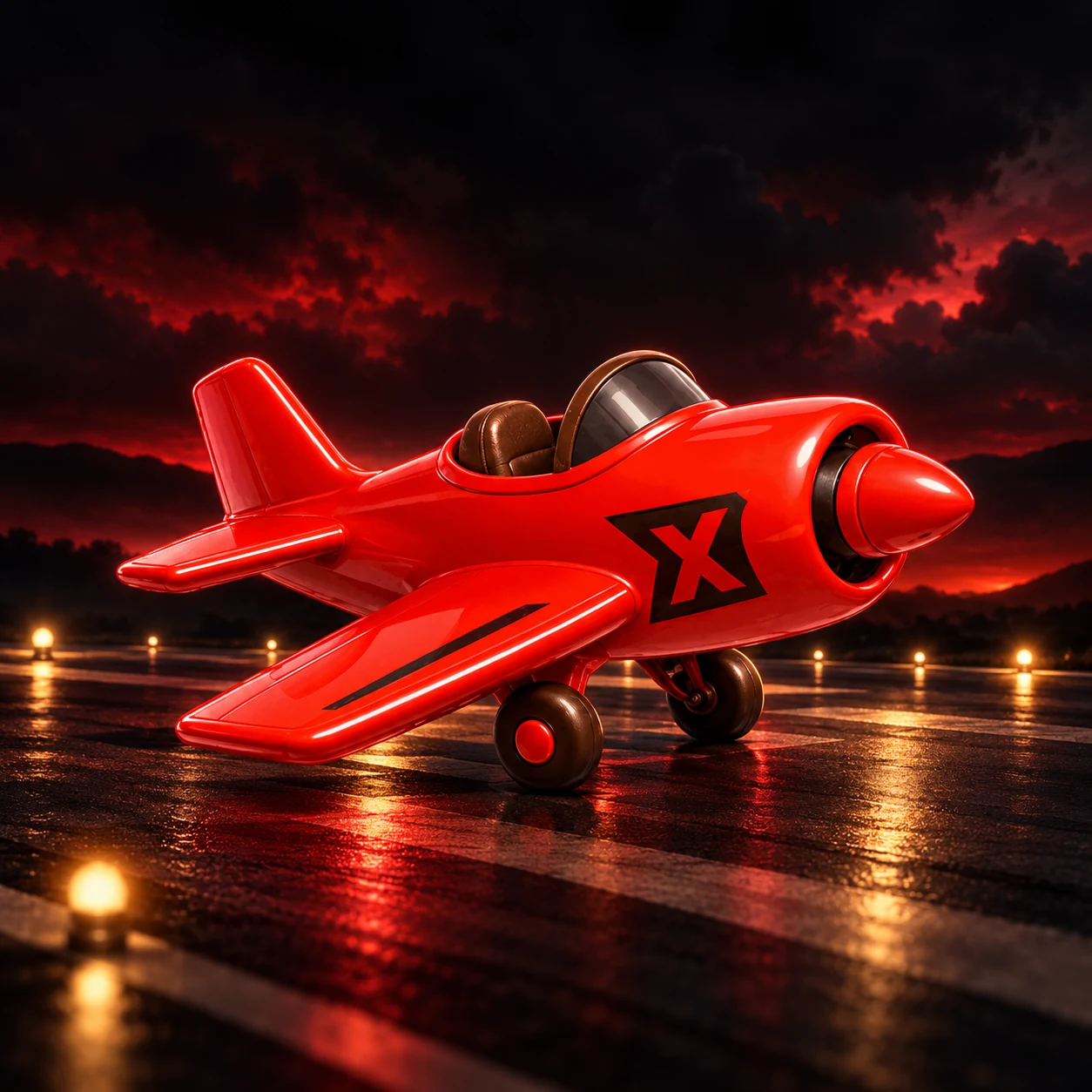 Concept illustration: before takeoff